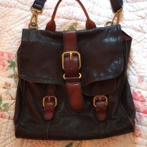 Fossil Crossbody Bag Navy Blue